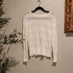 Nautica Cream Knit Sweater